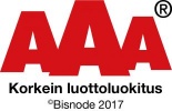 AAA korkein luottoluokitus AAA korkein luottoluokitus