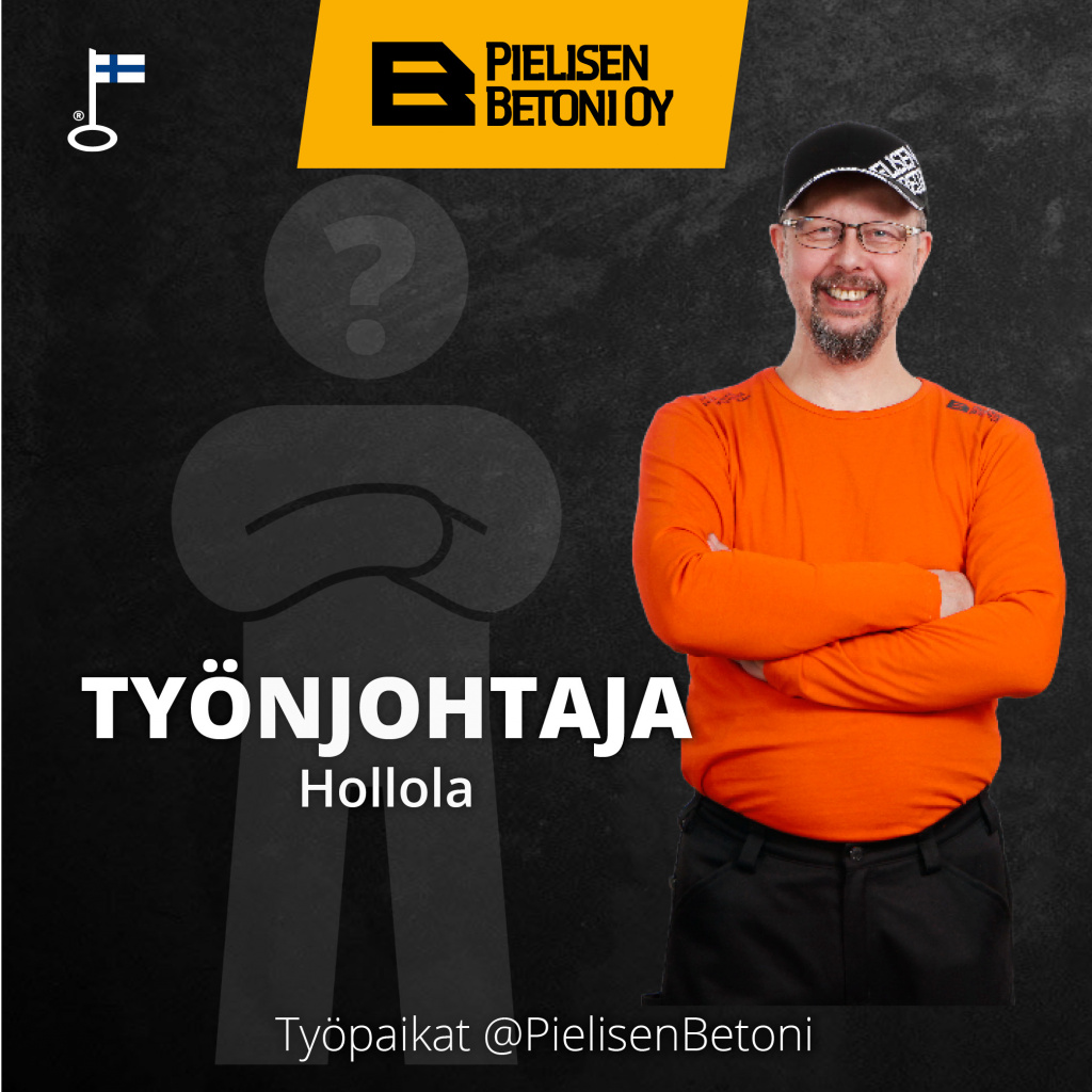 Pielisen Betonin Hollolan tehdas etsii työnjohtajaa